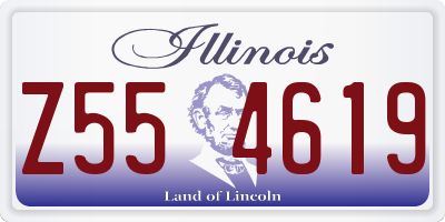 IL license plate Z554619