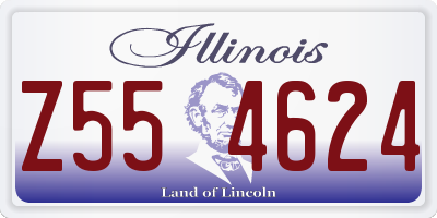 IL license plate Z554624
