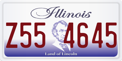 IL license plate Z554645