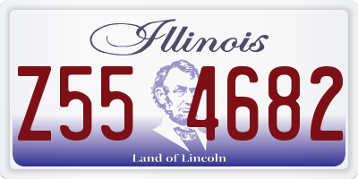 IL license plate Z554682