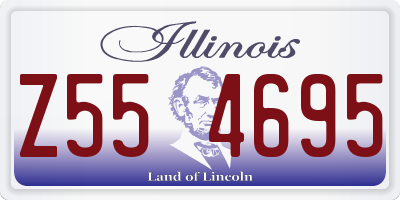 IL license plate Z554695