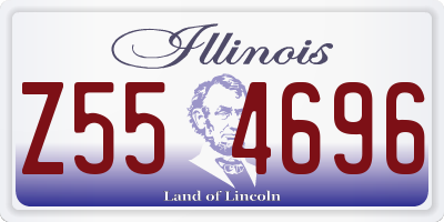 IL license plate Z554696