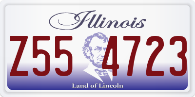 IL license plate Z554723