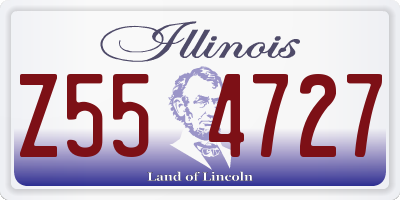 IL license plate Z554727