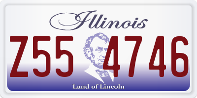 IL license plate Z554746