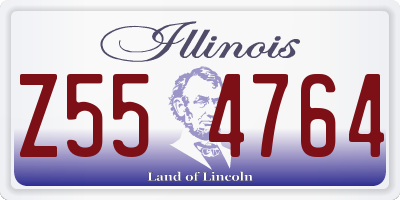 IL license plate Z554764