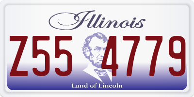IL license plate Z554779