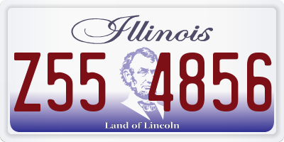 IL license plate Z554856