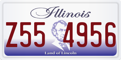 IL license plate Z554956