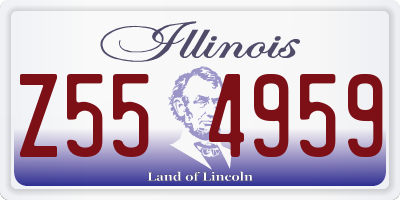 IL license plate Z554959