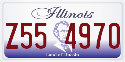 IL license plate Z554970