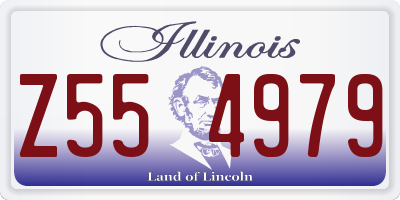 IL license plate Z554979