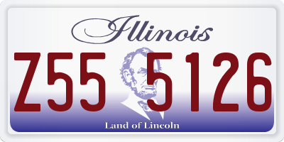 IL license plate Z555126