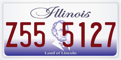 IL license plate Z555127