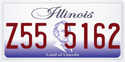 IL license plate Z555162