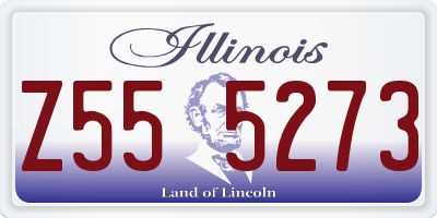 IL license plate Z555273