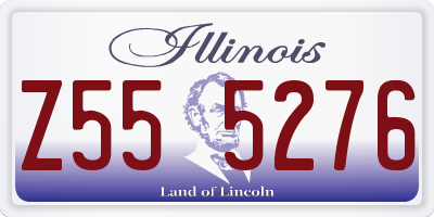 IL license plate Z555276
