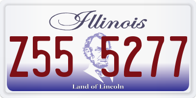 IL license plate Z555277