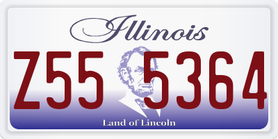 IL license plate Z555364