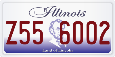IL license plate Z556002