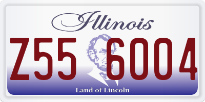 IL license plate Z556004