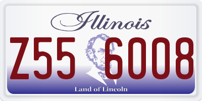 IL license plate Z556008