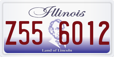 IL license plate Z556012