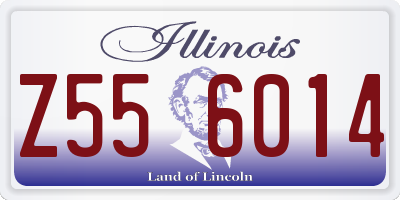 IL license plate Z556014