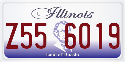 IL license plate Z556019