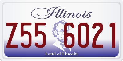 IL license plate Z556021