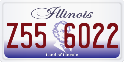 IL license plate Z556022