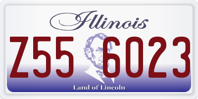 IL license plate Z556023