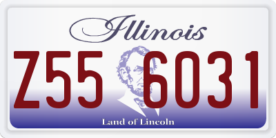 IL license plate Z556031