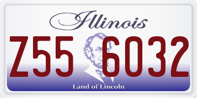 IL license plate Z556032