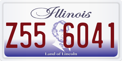 IL license plate Z556041