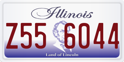 IL license plate Z556044