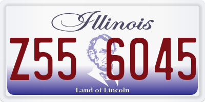 IL license plate Z556045