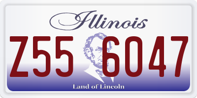 IL license plate Z556047