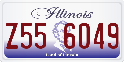 IL license plate Z556049