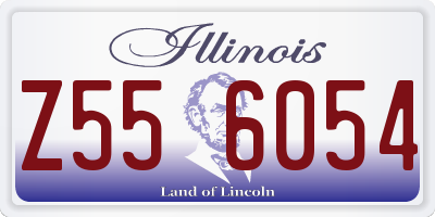 IL license plate Z556054