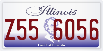 IL license plate Z556056