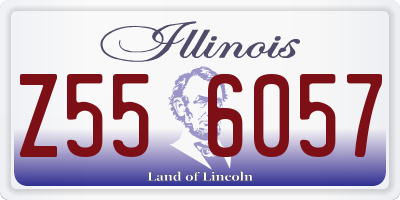 IL license plate Z556057