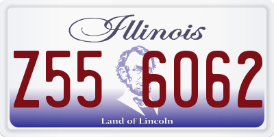 IL license plate Z556062