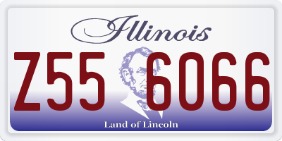 IL license plate Z556066