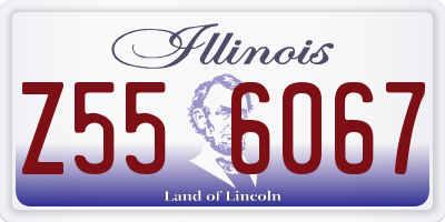 IL license plate Z556067
