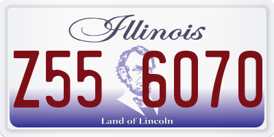 IL license plate Z556070