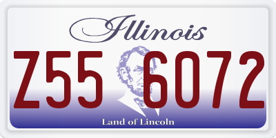 IL license plate Z556072