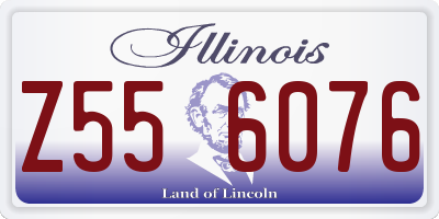 IL license plate Z556076