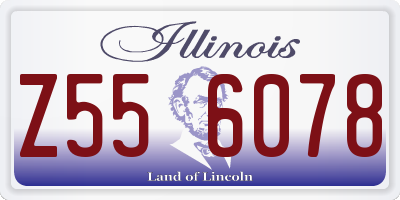 IL license plate Z556078