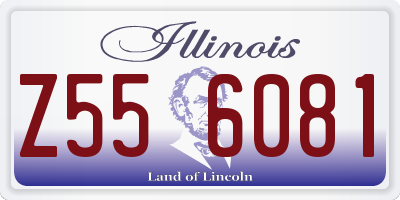 IL license plate Z556081